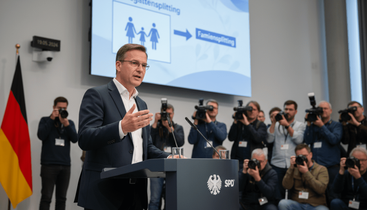 Jochen Ott demands transformation of Ehegattensplitting into family splitting for working parents