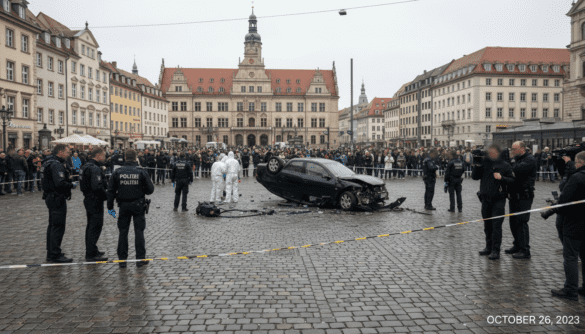 Leipzig launches security review after alleged downtown car attack kills two