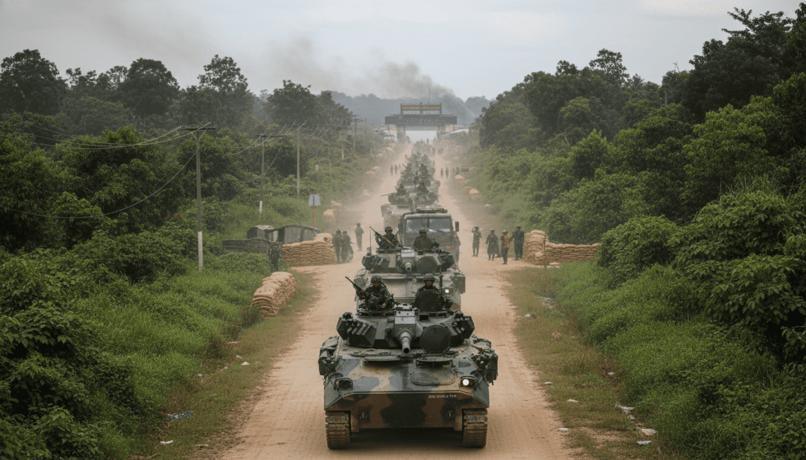 Myanmar military launches offensive to reclaim key border trade routes