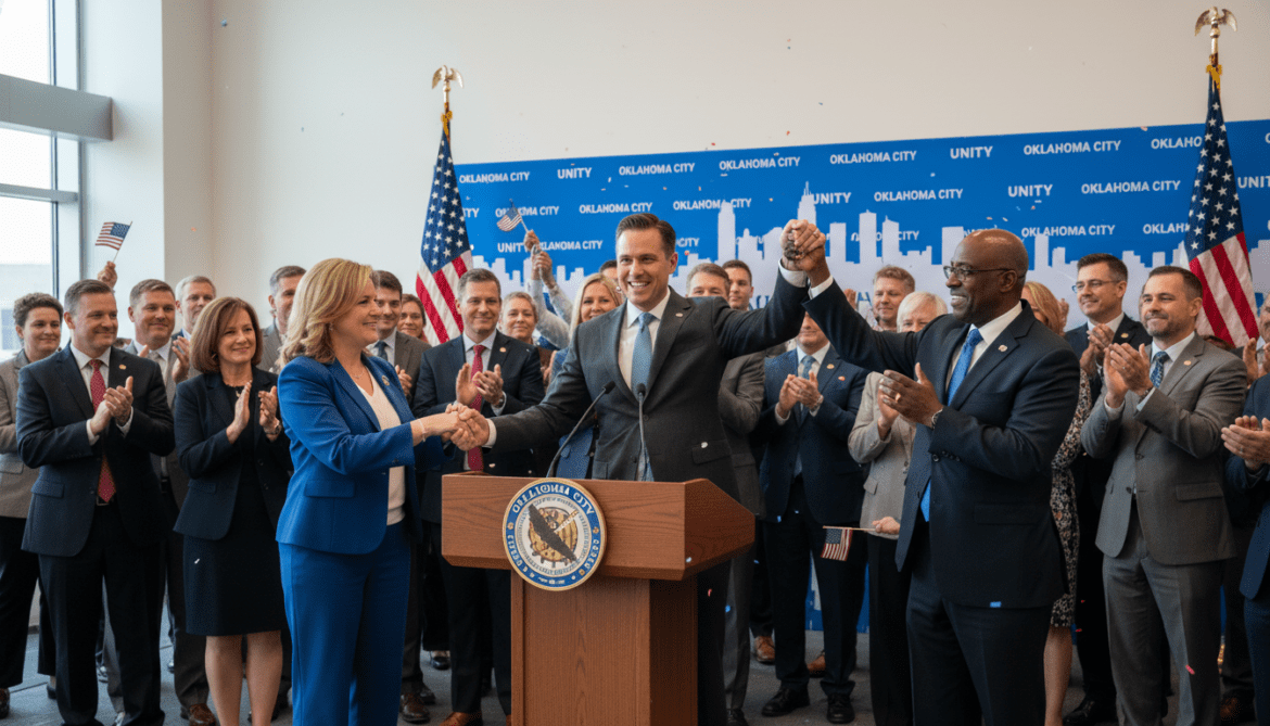 Oklahoma City demonstrates political unity as Mayor Holt wins third term