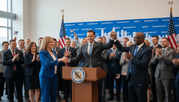 Oklahoma City demonstrates political unity as Mayor Holt wins third term