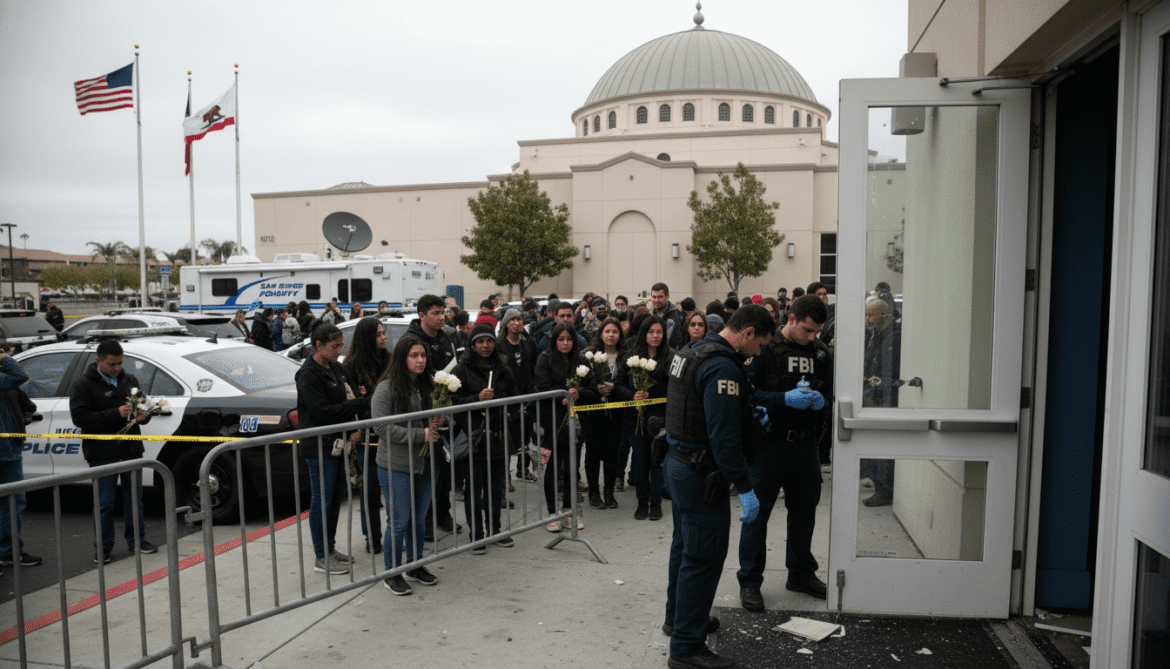San Diego Islamic center attack kills three as FBI probes hate crime