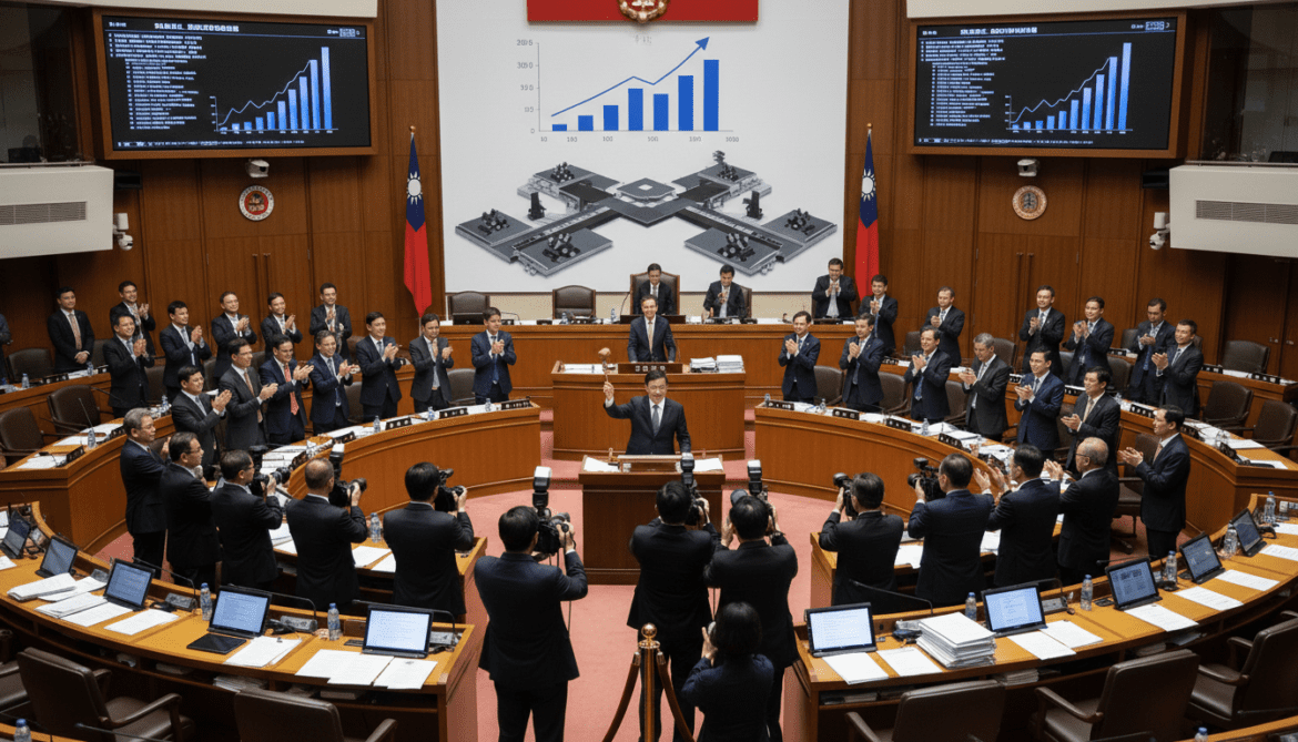 Taiwan parliament approves record €21bn arms budget to fund T‑Dome missile shield