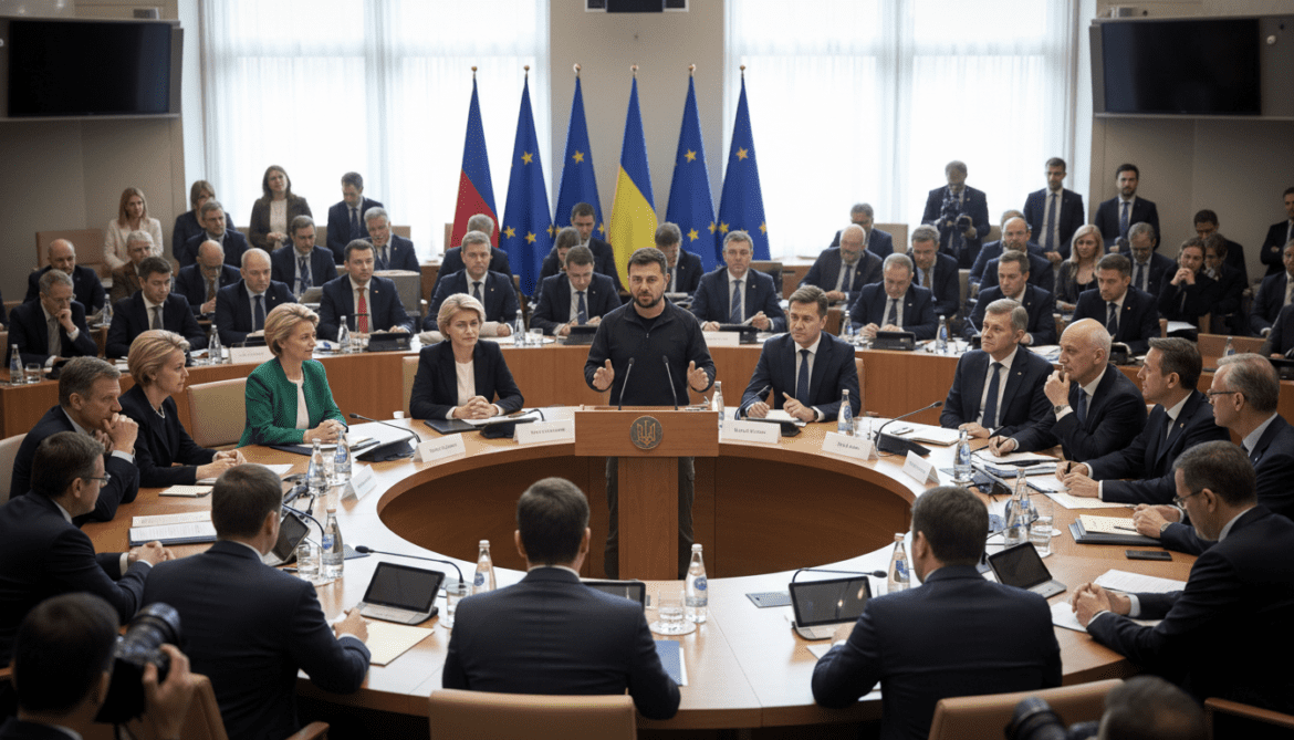 Ukraine calls for stronger European role as leaders reaffirm support