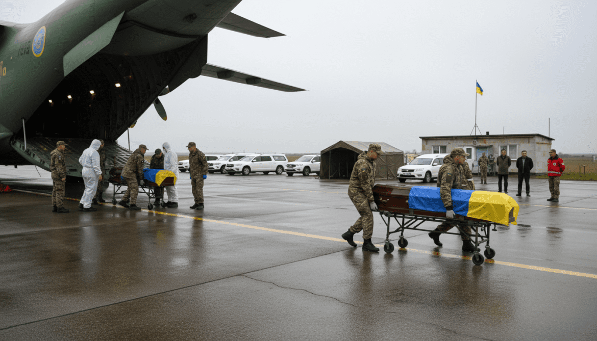 Ukraine receives 528 fallen soldiers' remains from Russia after ICRC mediation