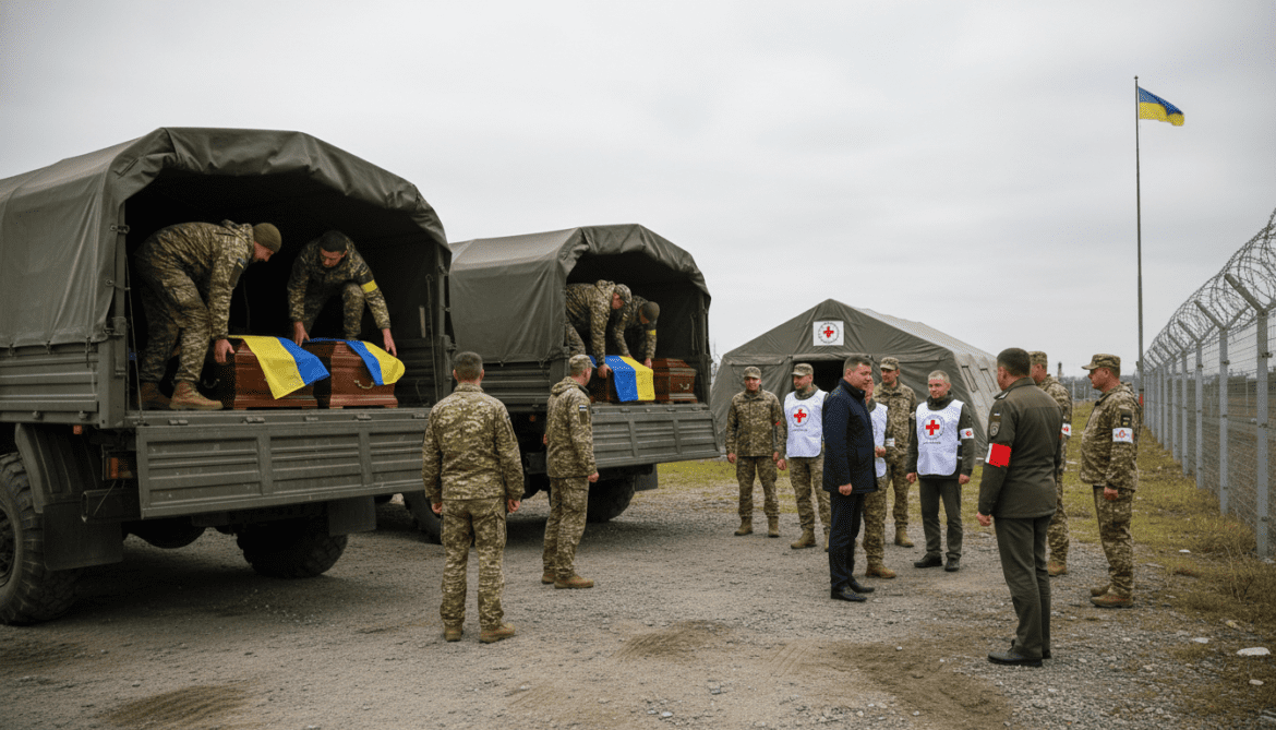 Ukraine receives 528 fallen soldiers' remains from Russia in ICRC mediation