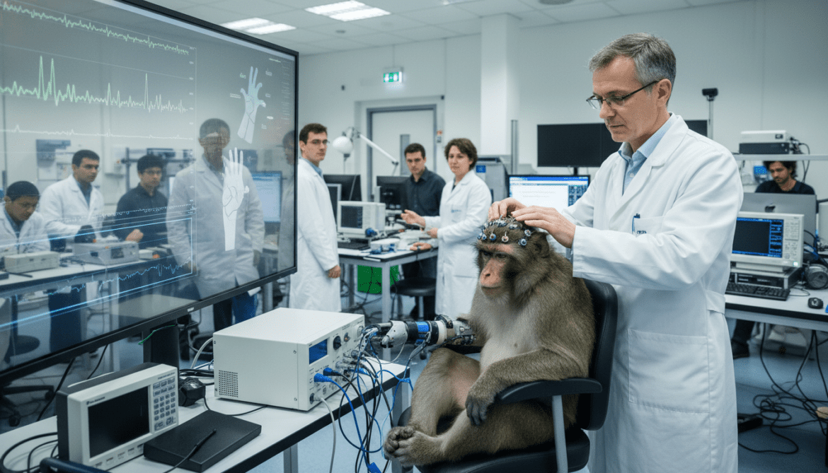 German Primate Center develops brain-computer interface protocol enabling precise prosthetic hand control