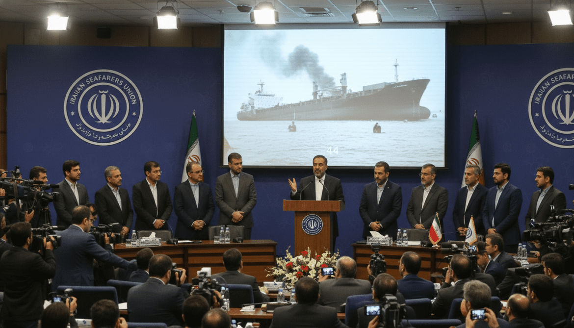 Iranian Seafarers Union Accuses US and Israel of Killing 44