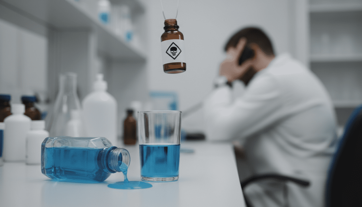 Mouthwash ingestion can cause severe poisoning, poison control warns
