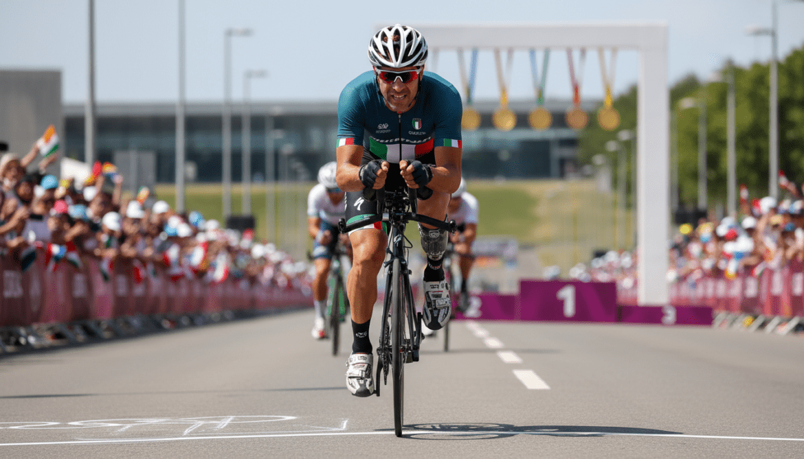 Alessandro Zanardi overcomes amputation to win four Paralympic handbike golds
