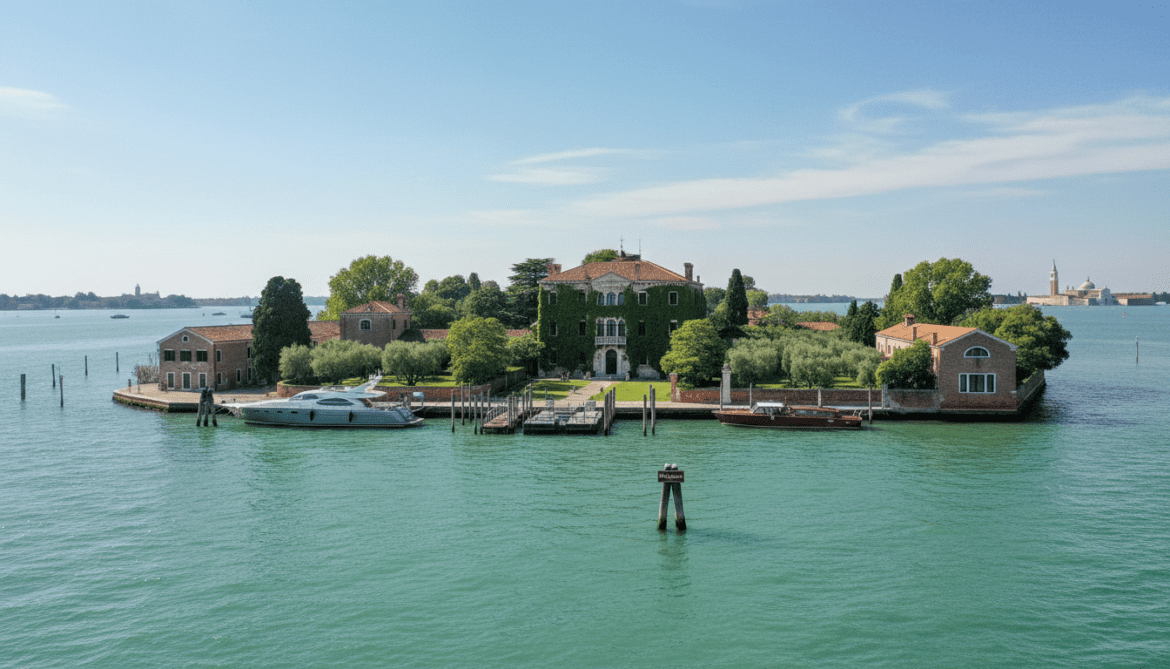 Santa Cristina private island listed for €24 million in Venetian lagoon