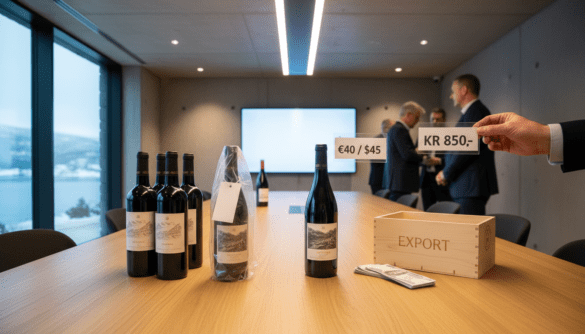 Norway Wine Prices Reveal Paradox as Premium Bottles Sell Cheaper Abroad