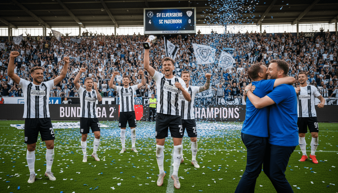 SV Elversberg routs Paderborn to hand Schalke 04 2. Bundesliga title