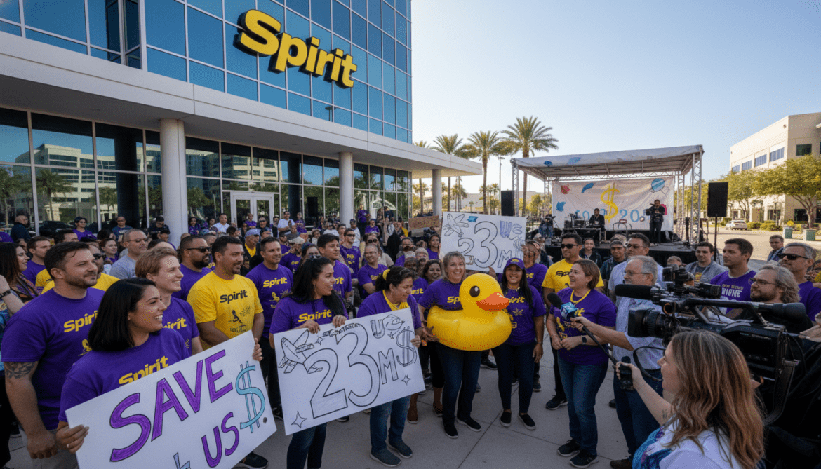 Spirit Airlines Fans Launch Viral $23 Million Bid to Buy Grounded Carrier
