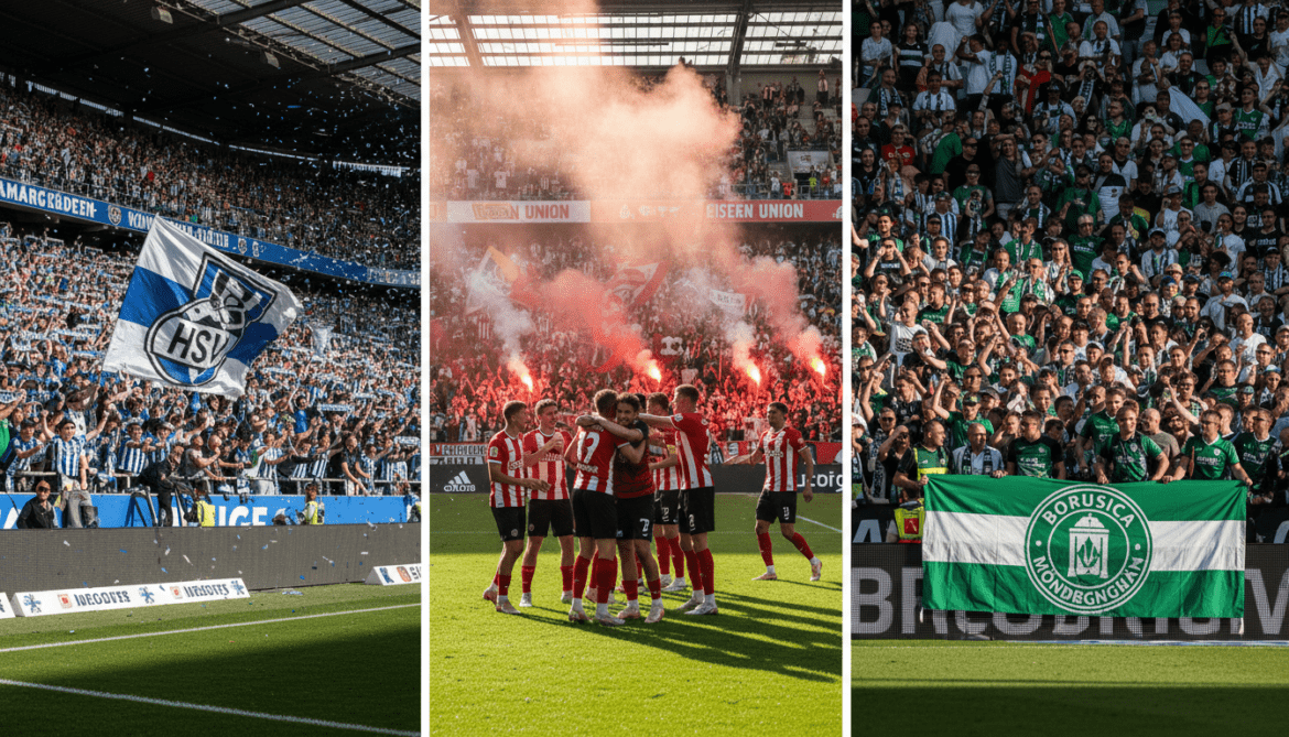 Bundesliga clubs Hamburg, Union Berlin and Gladbach secure top-flight status