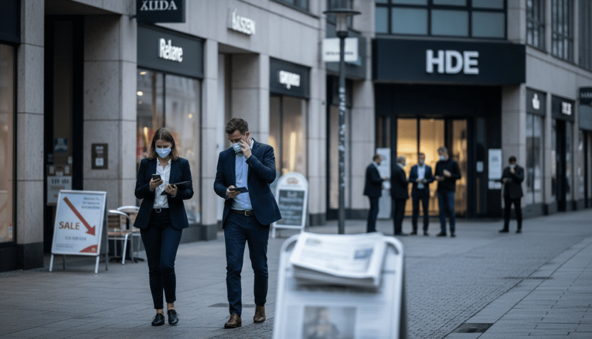 German Consumer Confidence Falls to Lowest Since February 2023 as HDE Warns