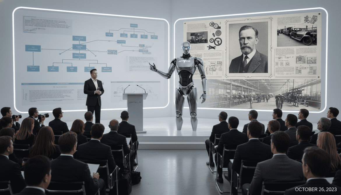 Optimus robot sparks debate over whether Muskism will replace Fordism