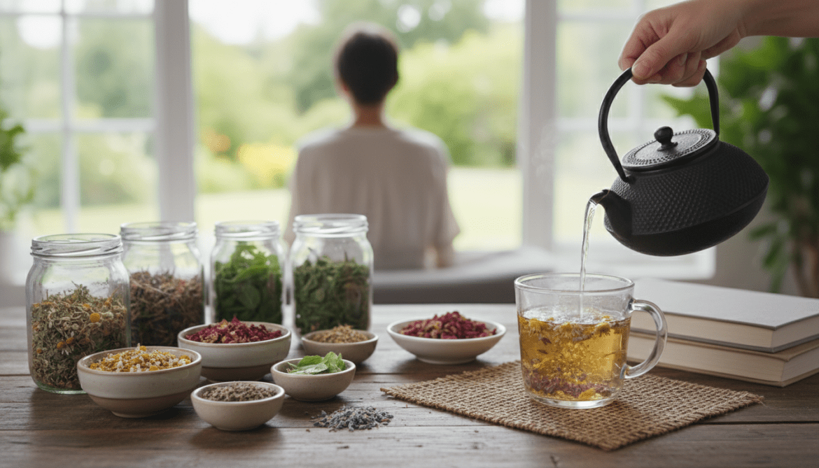 Stress-relieving teas that may reduce anxiety and promote calm