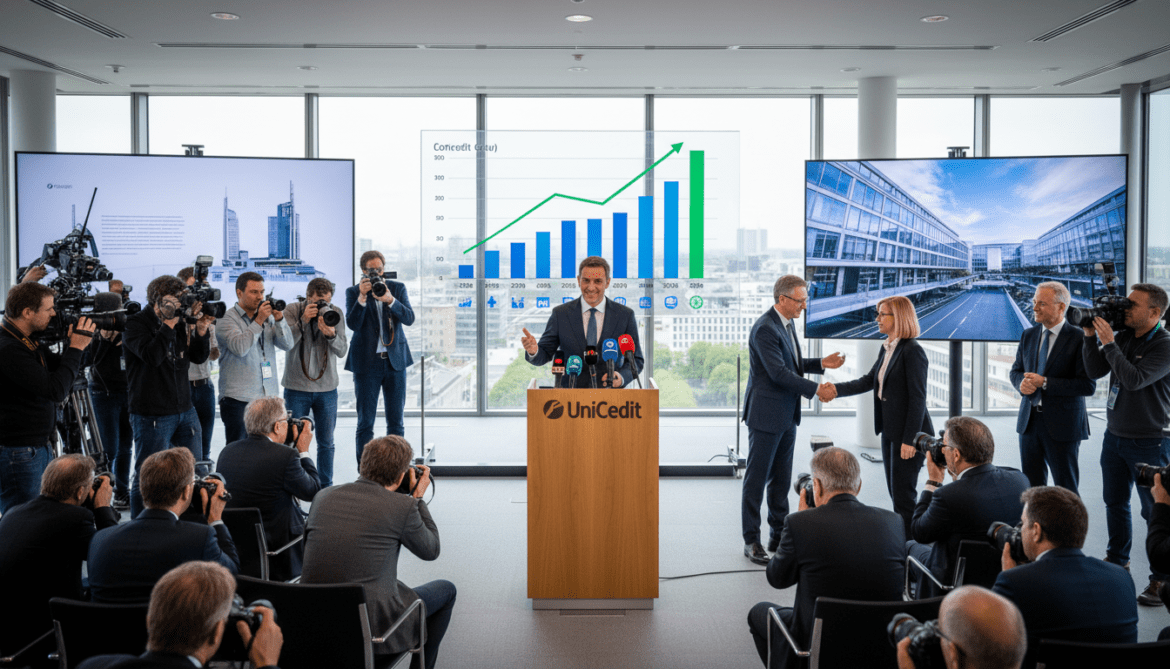 Unicredit posts record Q1 profit, raises 2026 outlook, opens Commerzbank exchange window