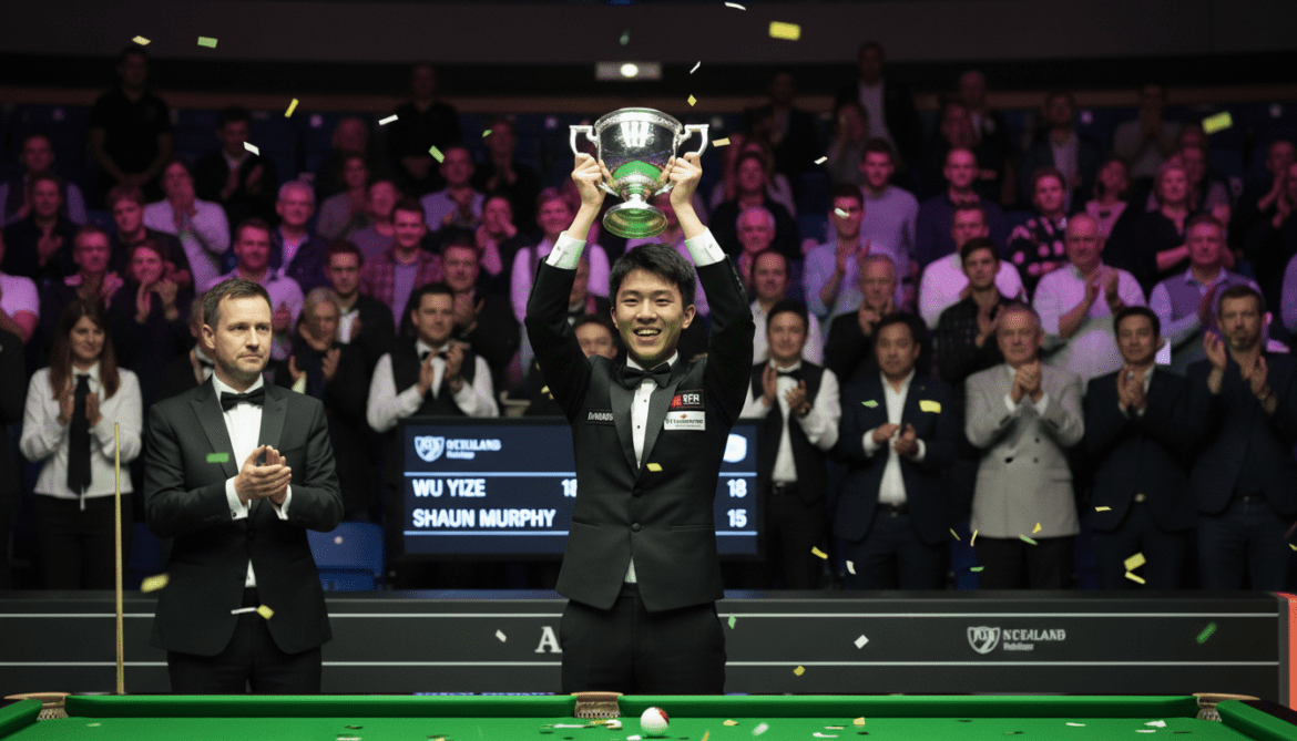 Wu Yize clinches World Snooker Championship at 22 defeating Shaun Murphy