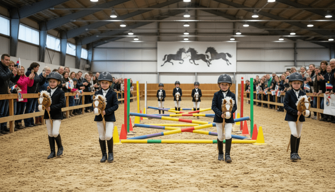 Hobby Horsing replaces pony rides as parents seek affordable horse experience