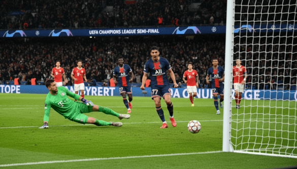 Kvaratskhelia equalises for PSG against Bayern in Champions League semi-final