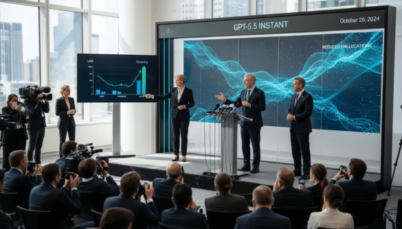 GPT-5.5 Instant launches as ChatGPT default, reduces hallucinations in law and finance