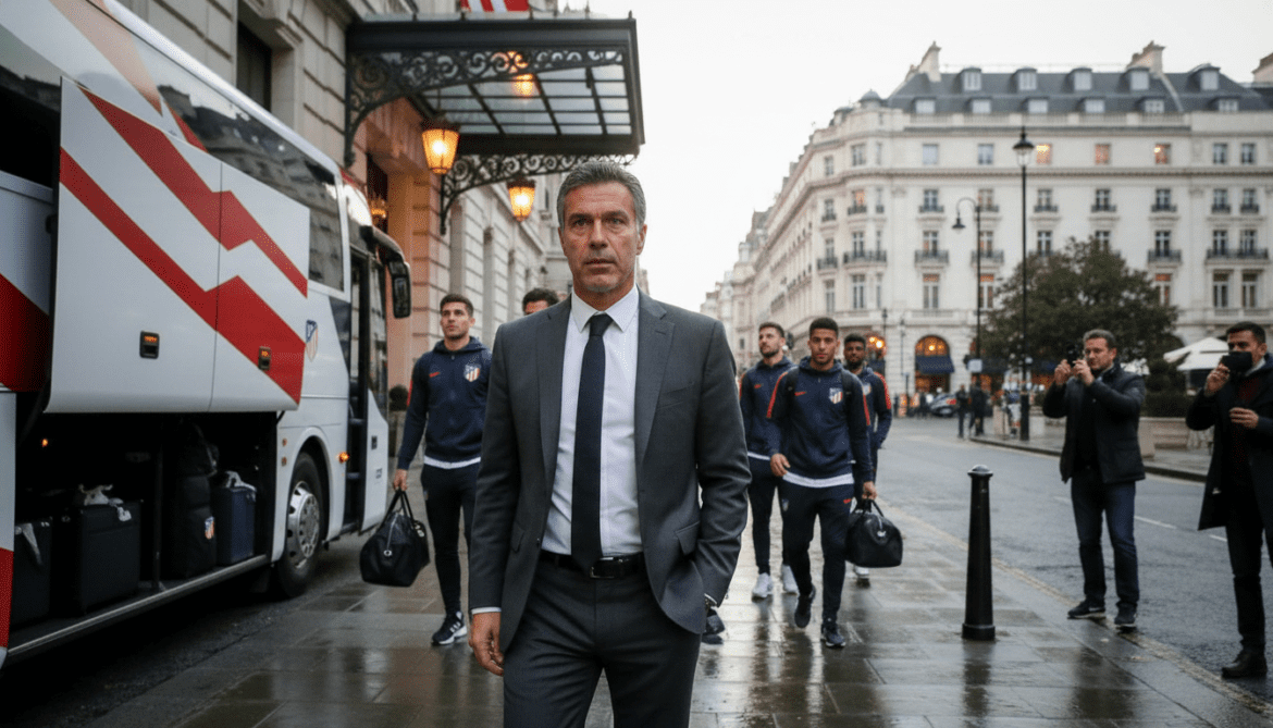 Atletico Madrid switches London hotel on Simeone's orders before Arsenal clash