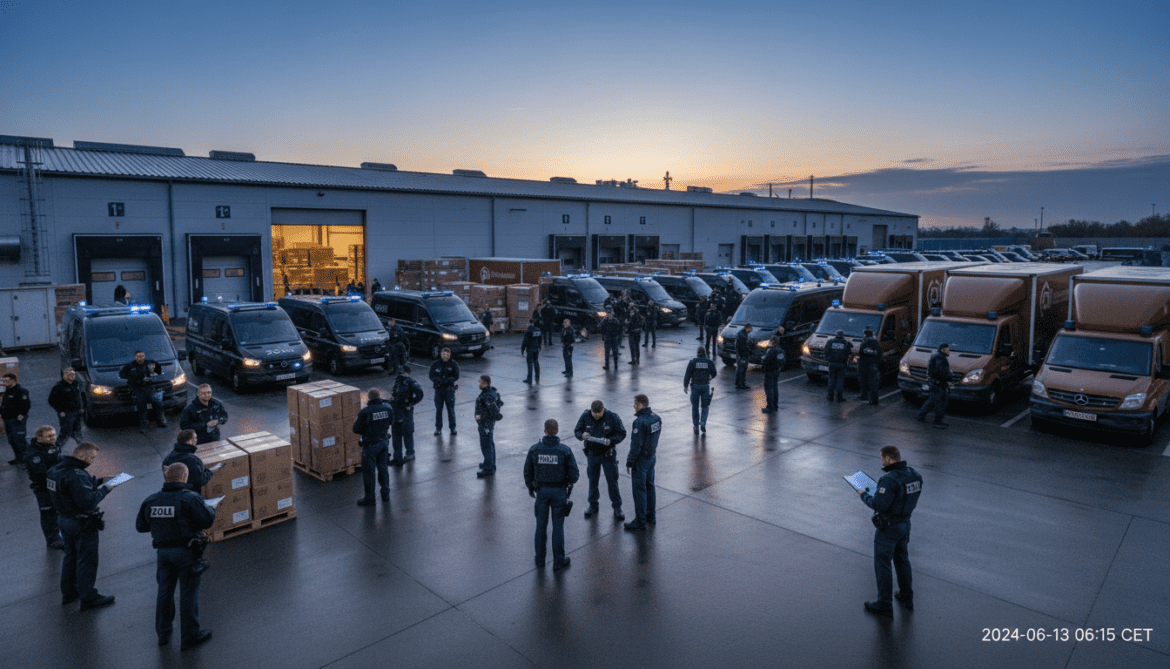 German Customs Launches Nationwide Raids on Parcel Firms over Minimum Wage Violations
