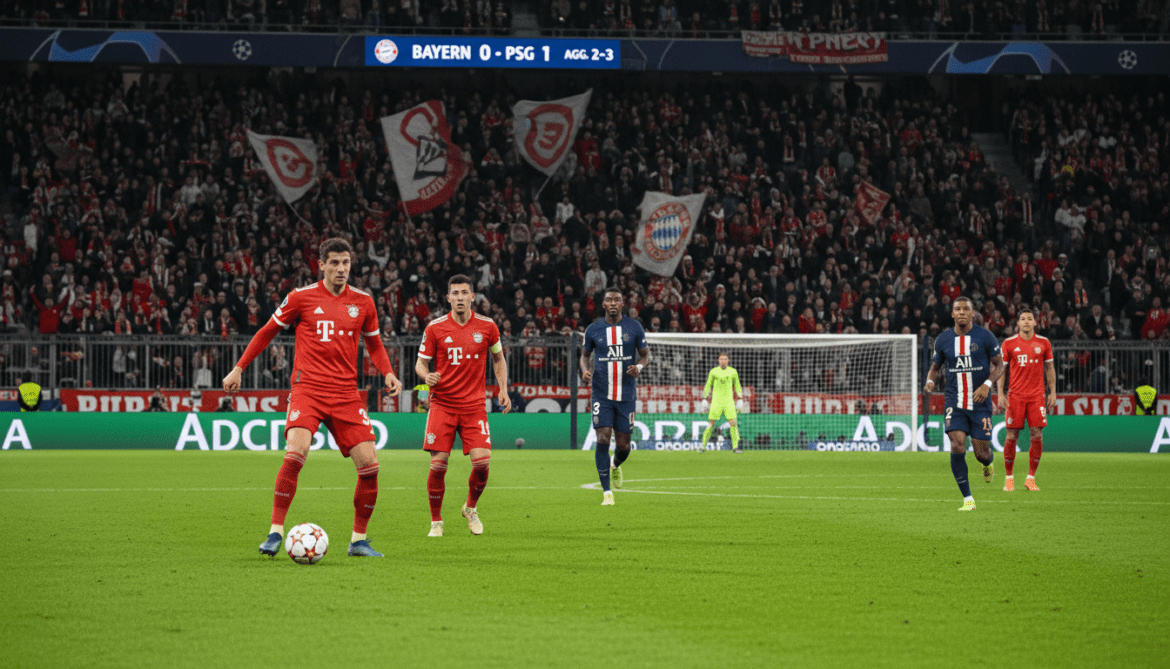 FC Bayern must overturn one-goal deficit against PSG in Champions League semifinal