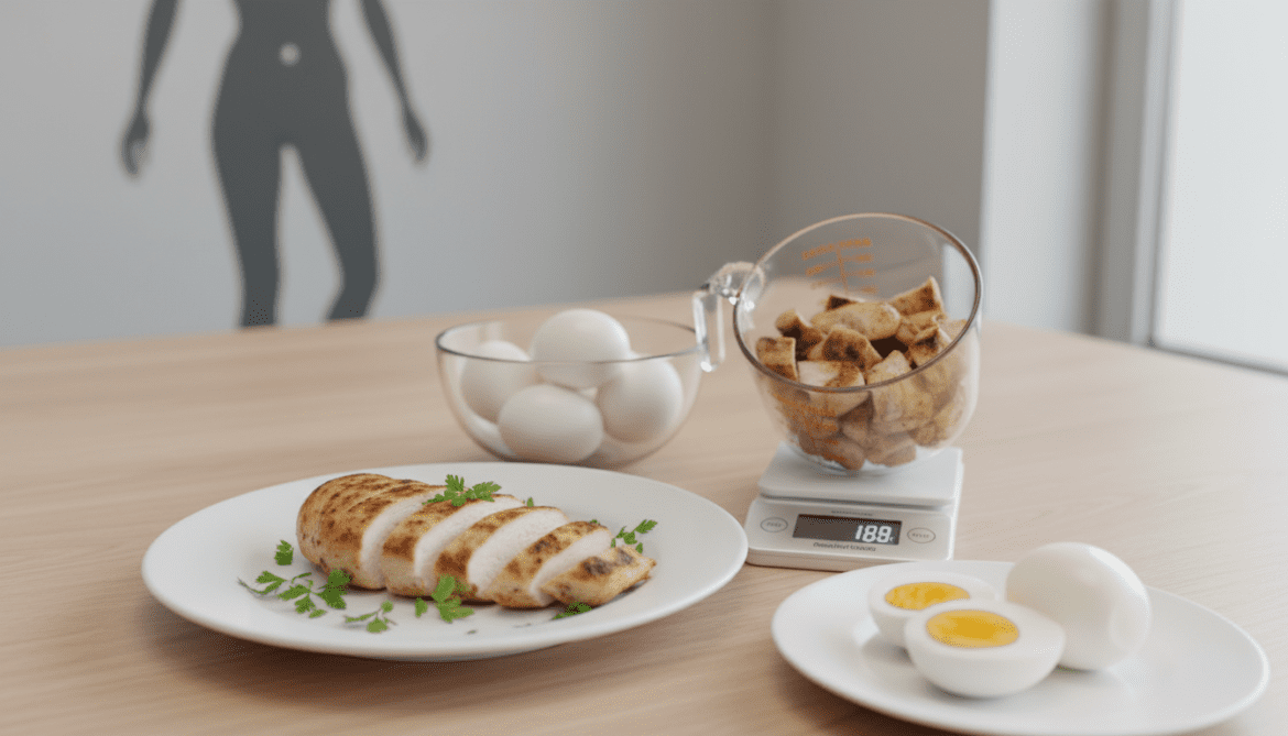 Chicken breast offers more protein than eggs and supports weight loss