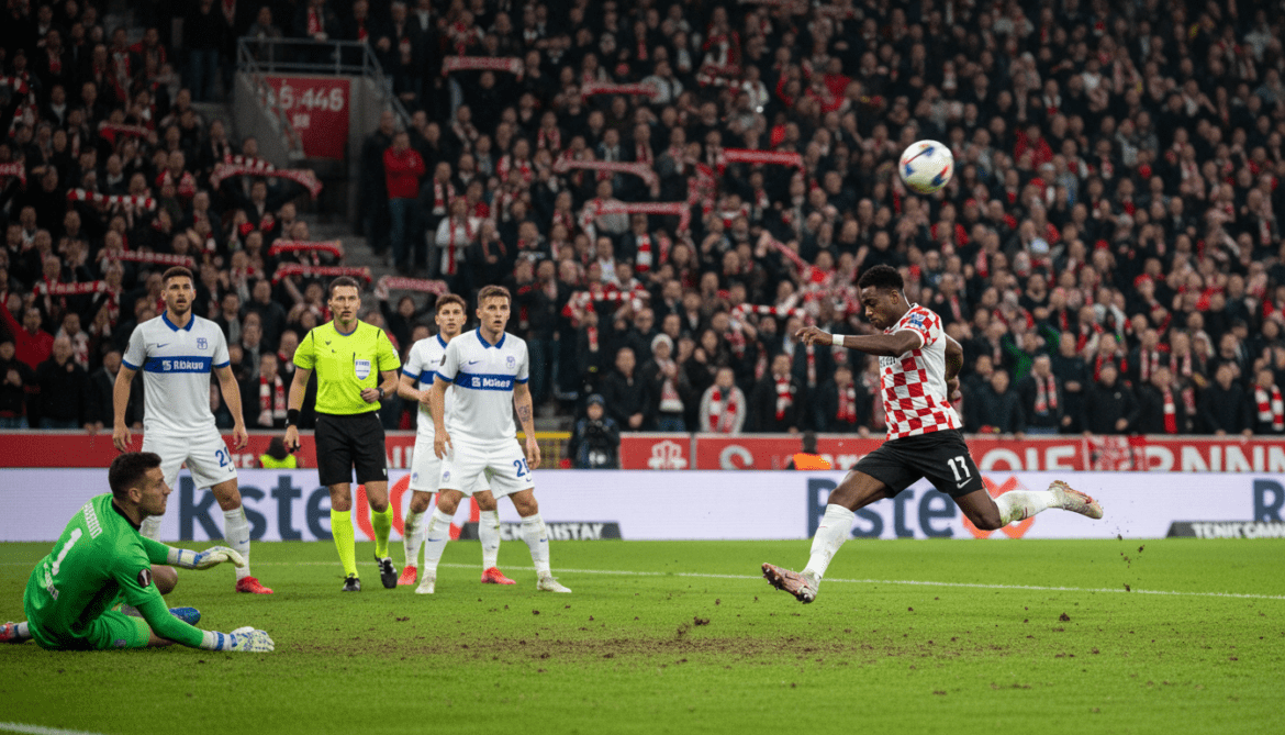 SC Freiburg's Manzambi scores long-range strike as Braga reduced to ten