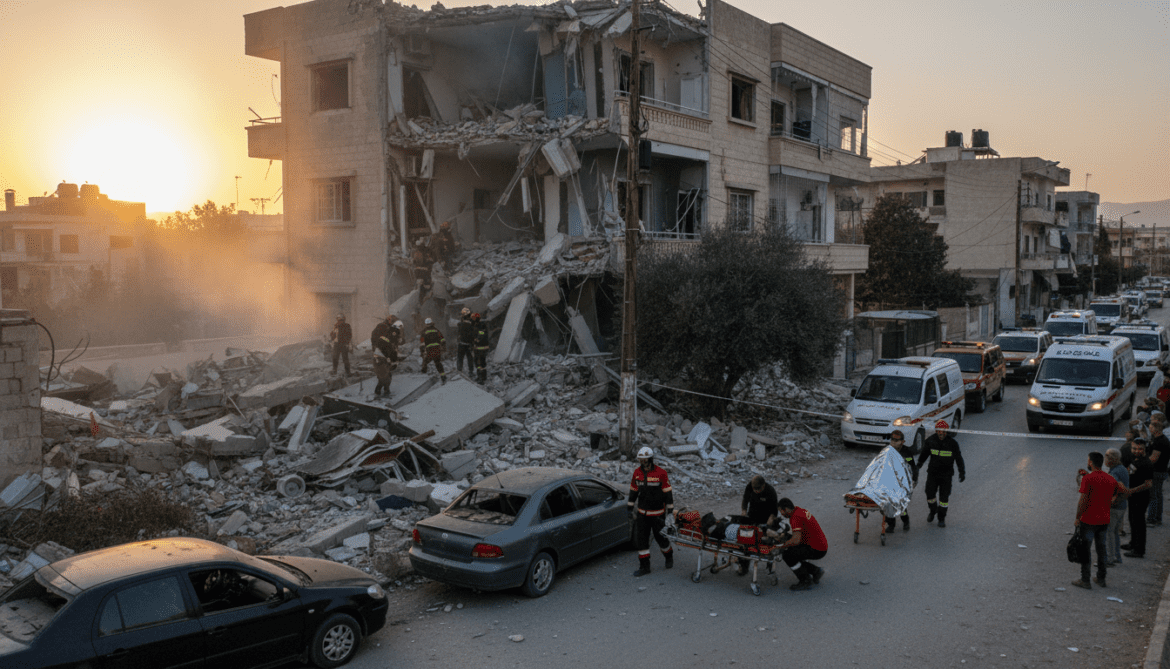 Israeli strike in Mefdoun kills one and wounds four in Nabatieh