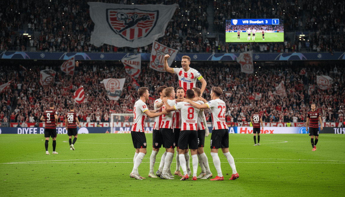 VfB Stuttgart defeats Bayer Leverkusen 3-1 and reclaims Champions League spot