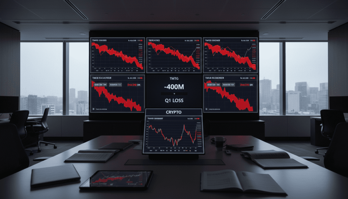 Truth Social parent TMTG reports $400m Q1 loss amid crypto slump