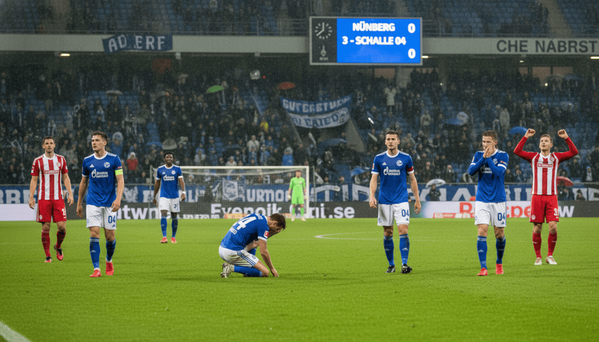 Schalke 04 suffers first league defeat since January 31, beaten 3-0 by Nürnberg