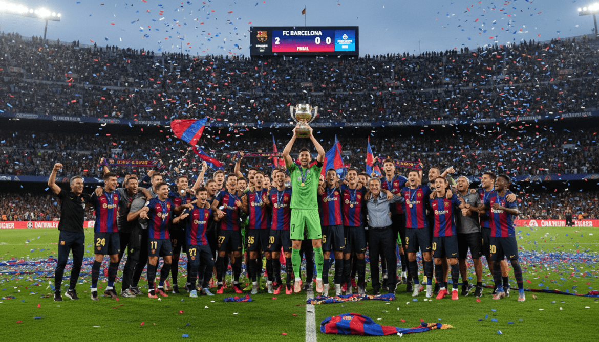 FC Barcelona clinches La Liga title with 2-0 Clásico win over Real Madrid
