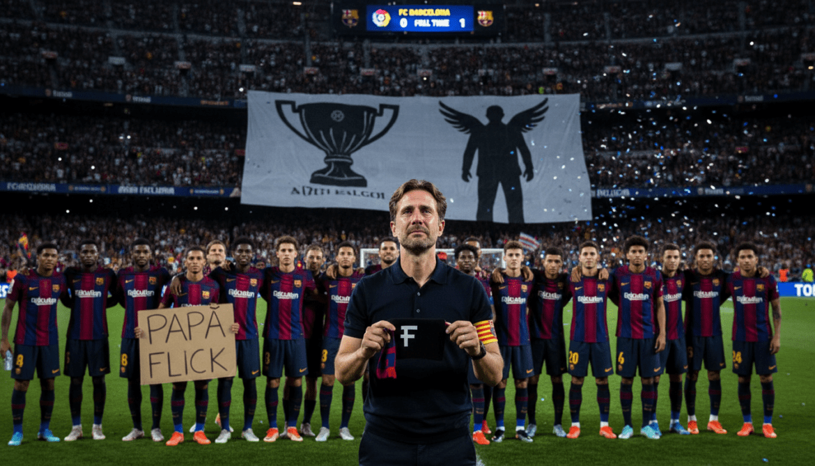 FC Barcelona clinches heartbreaking LaLiga title at Camp Nou, honors Flick's father