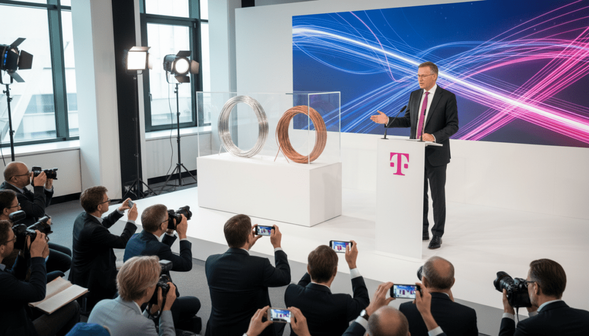 Deutsche Telekom unveils German internet plan, backs fiber while preserving copper