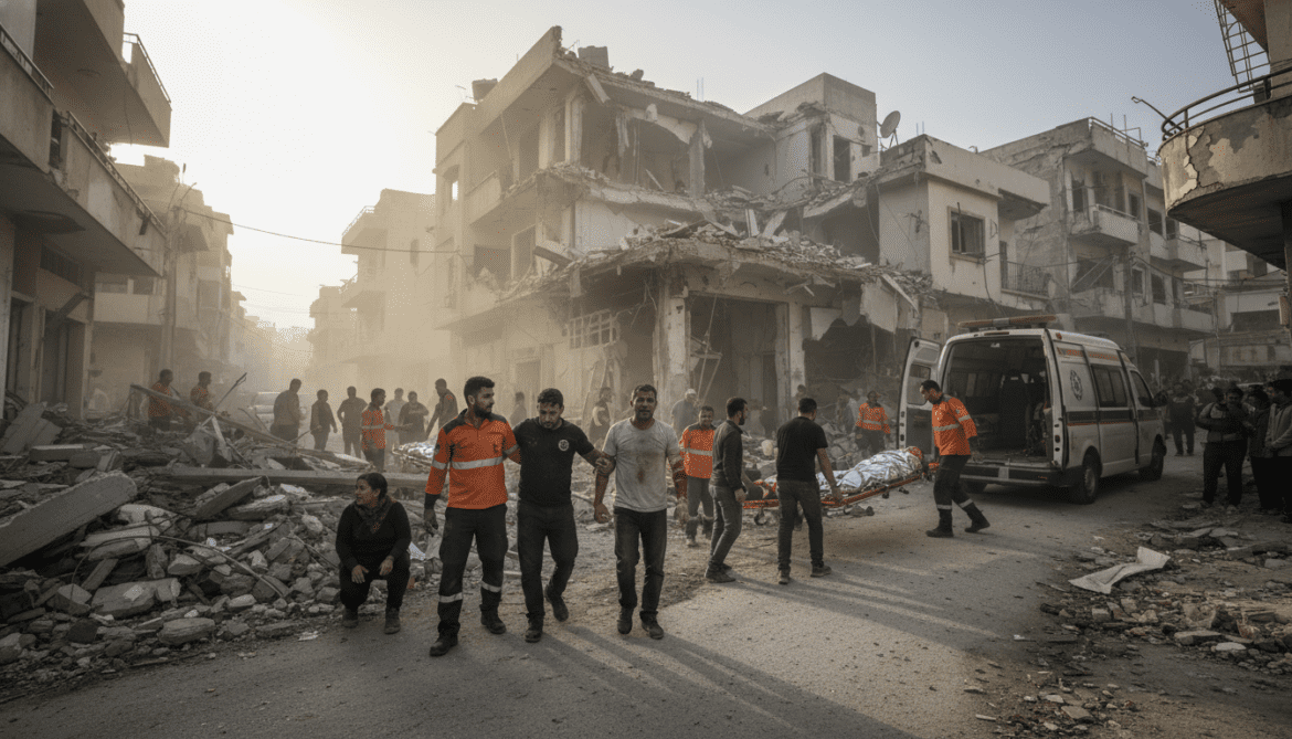 Israeli strikes in southern Lebanon injure nine in Zibqin neighborhoods