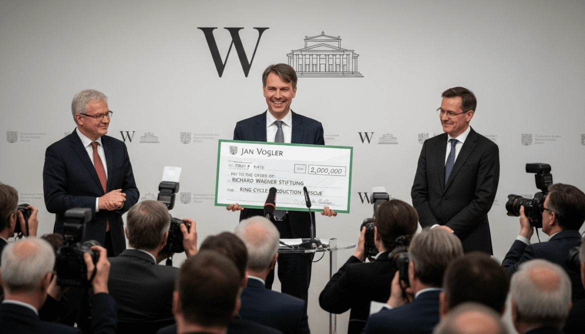 Jan Vogler secures $2 million sponsorship to rescue Wagner staging in Dresden