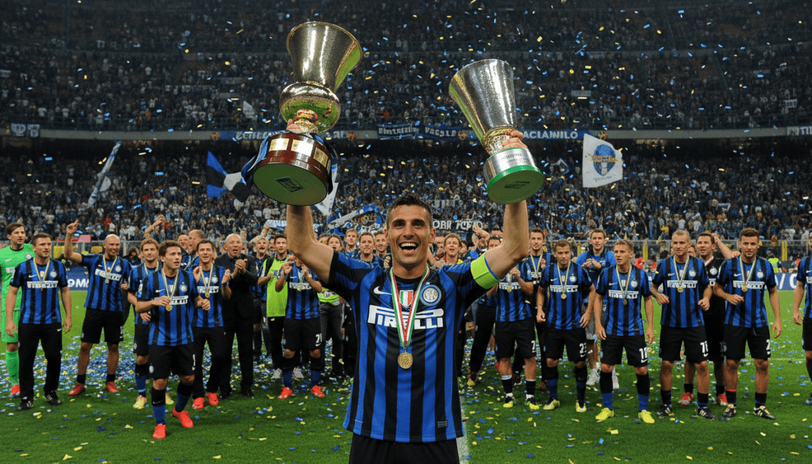 Cristian Chivu secures Inter Milan Serie A and Coppa Italia double