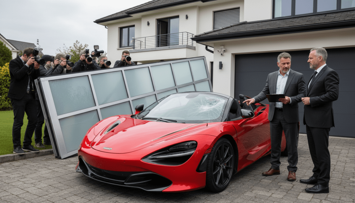 Landlord held liable for sports car damage by automatic garage door