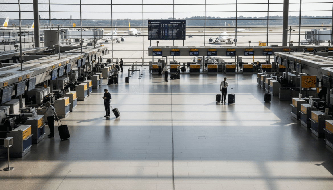 Frankfurt Airport reports 11% passenger drop in April after Lufthansa strikes
