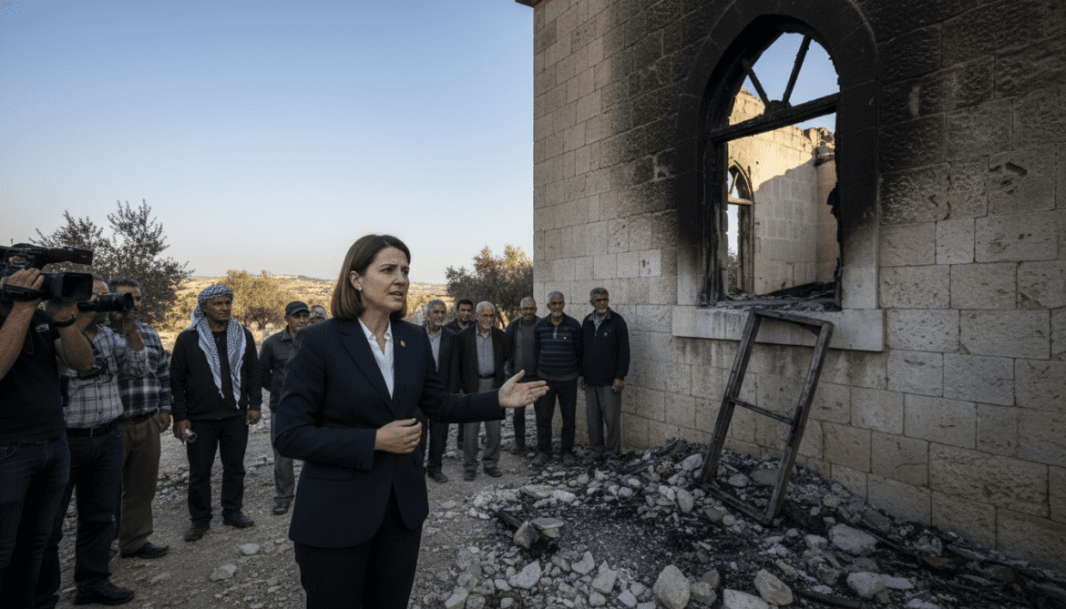 UN deputy coordinator condemns arson attack on West Bank mosque