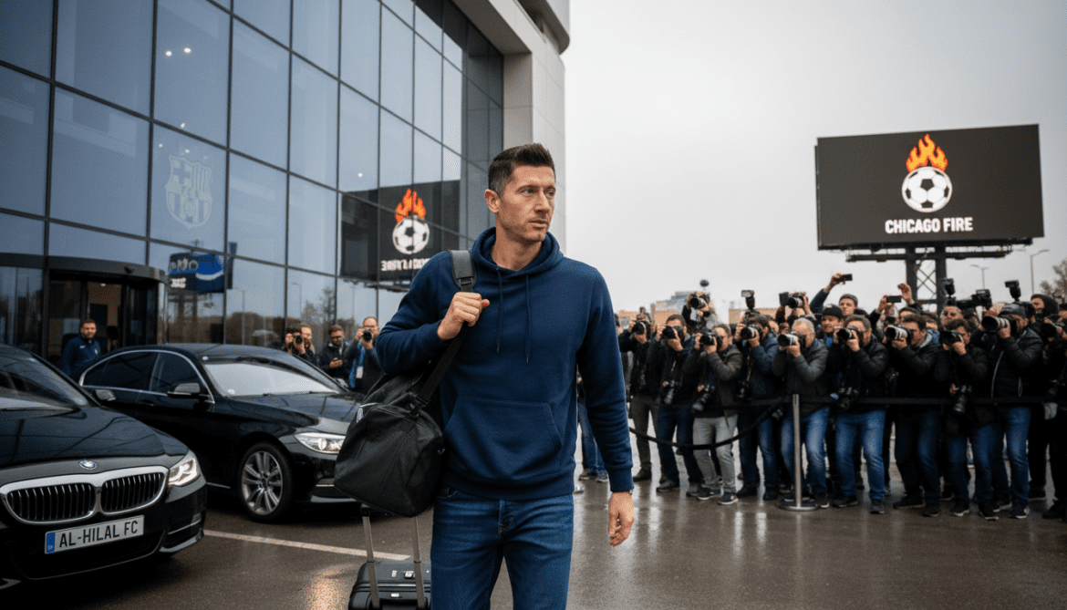 Robert Lewandowski Leaves Barcelona As Al-Hilal and Chicago Fire Express Interest