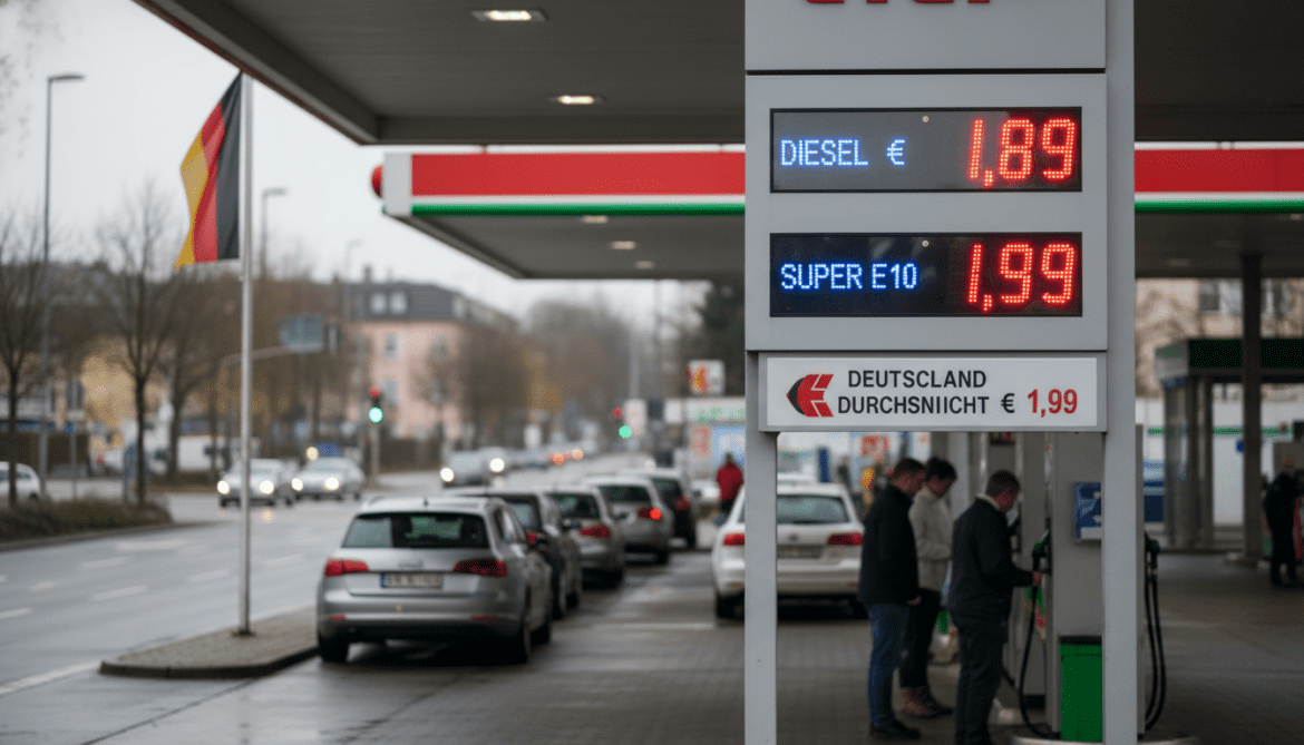 Diesel drops below gasoline in Germany as national average hits €1.99