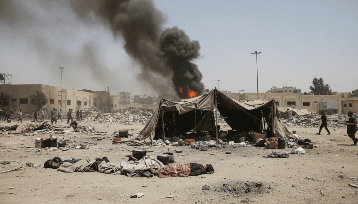 Israeli drone strike kills three at Gaza community kitchen near al-Aqsa hospital