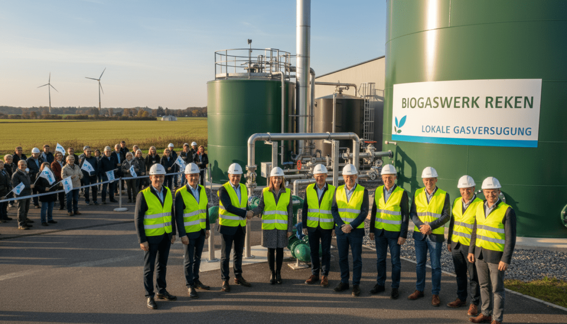 Biogas plant in Reken launches local gas supply for German heating