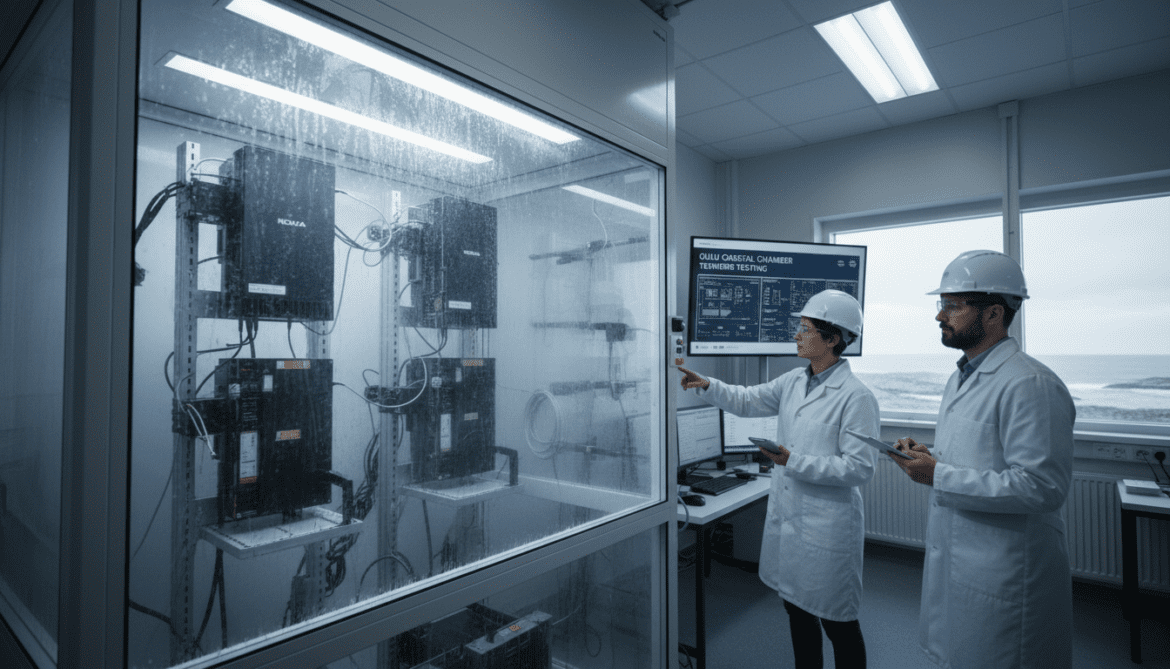 Nokia tests 5G base stations in Oulu salt‑air coastal chamber